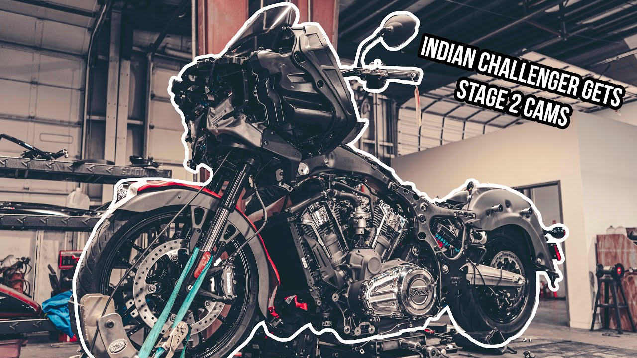 Installing The New Stage 2 Cams On An Indian Challenger