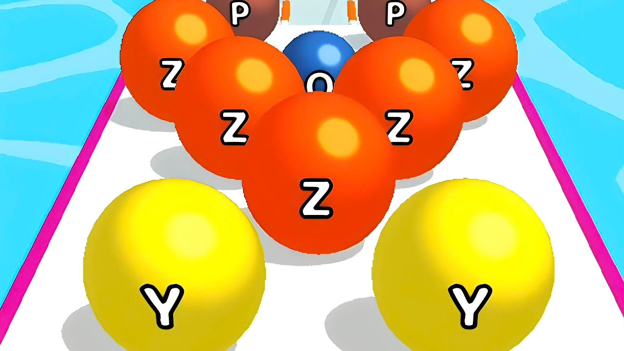 AZ Run ABC Ball Runner All Levels Gameplay Walkthrough (Android Ios) Level 357