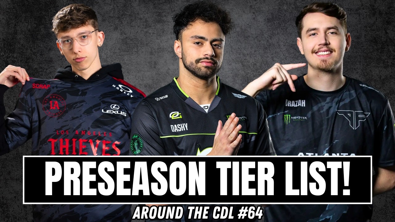 PRESEASON CDL TIER LIST! | Around The CDL Ep. 64