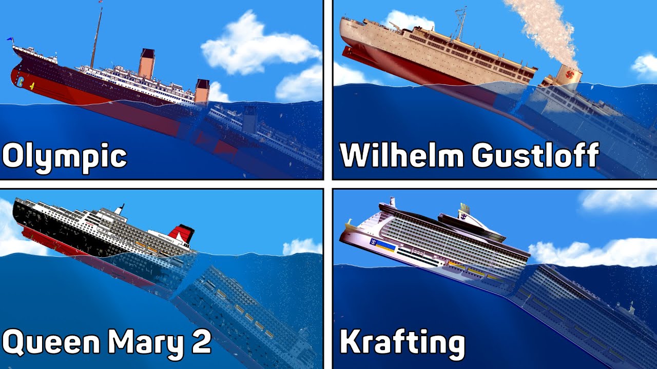 Famous Ships Sink Like Titanic (Part 5) | Floating Sandbox