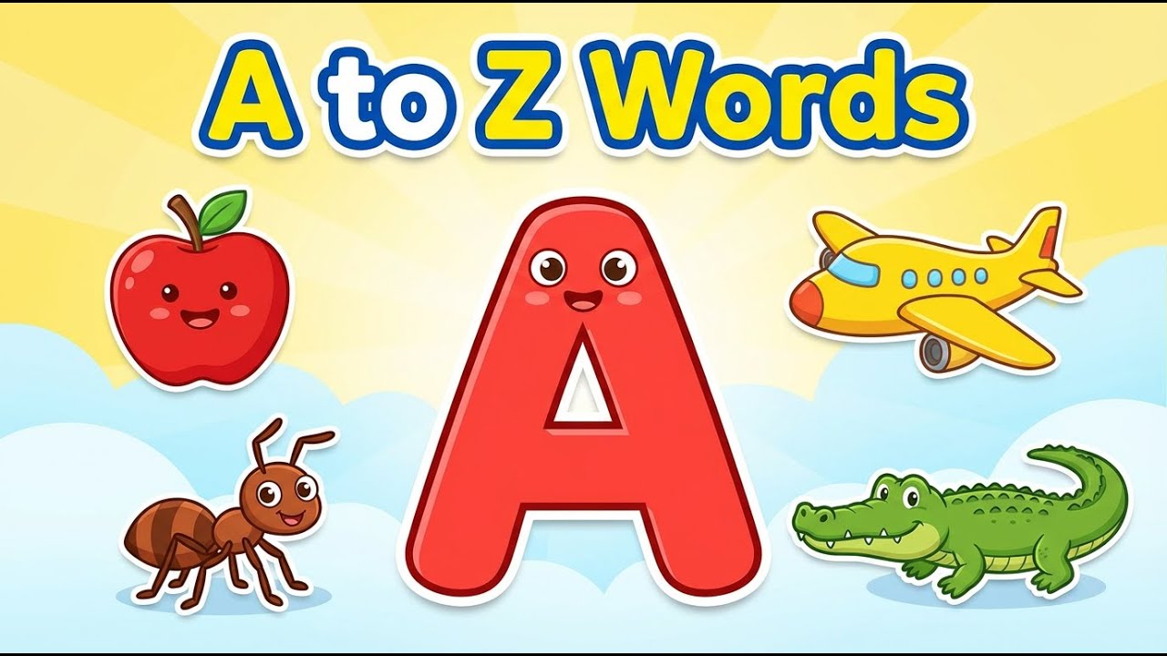 Build Your Vocabulary | 4 Words for Each Letter ABC