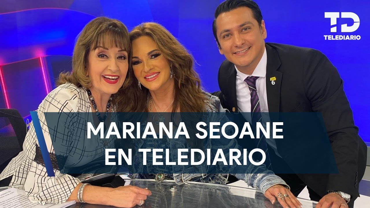 Mariana Seoane visita a María Julia Lafuente en Telediario Mediodía