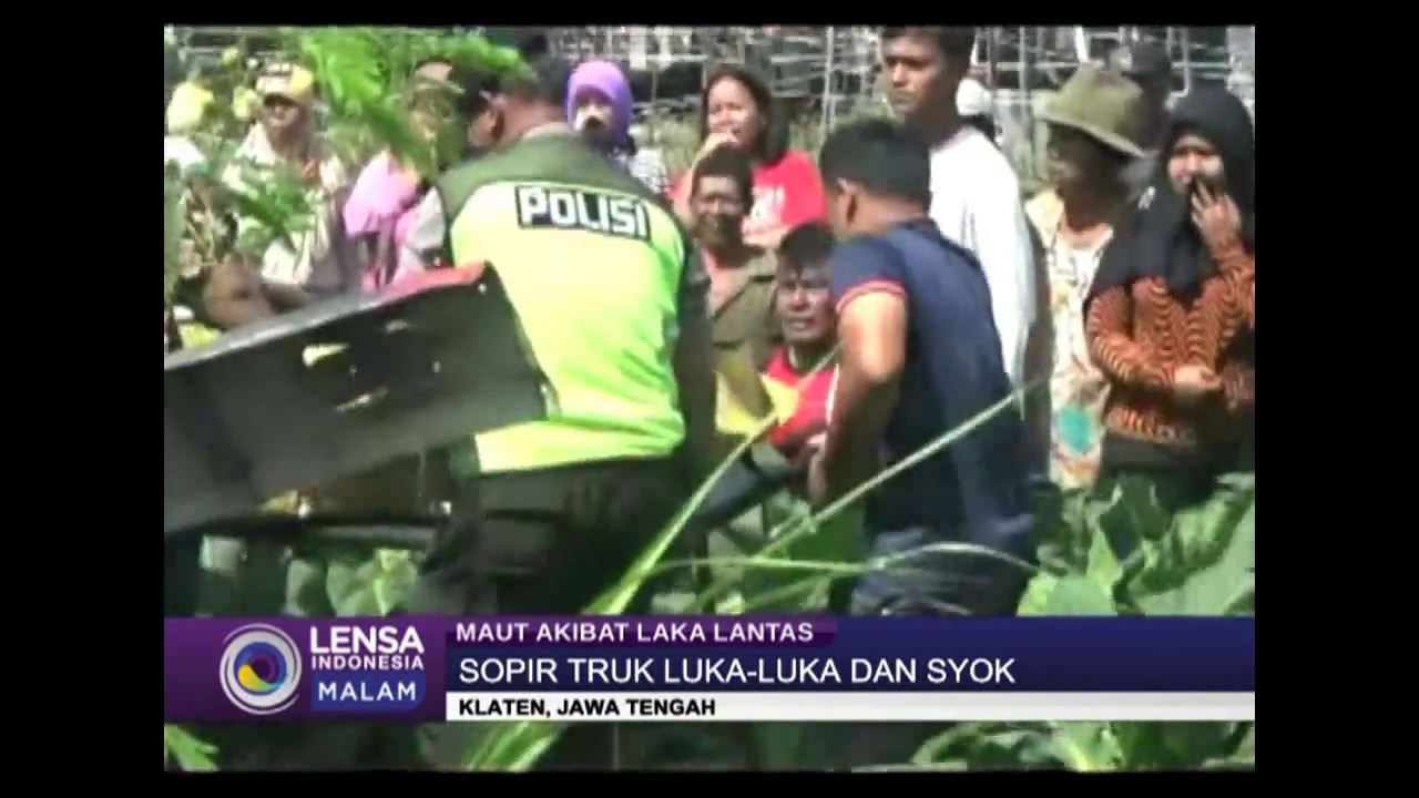 Pelajar di Klaten Terseret Truk dan Tabrak Pohon - 7 September 2018