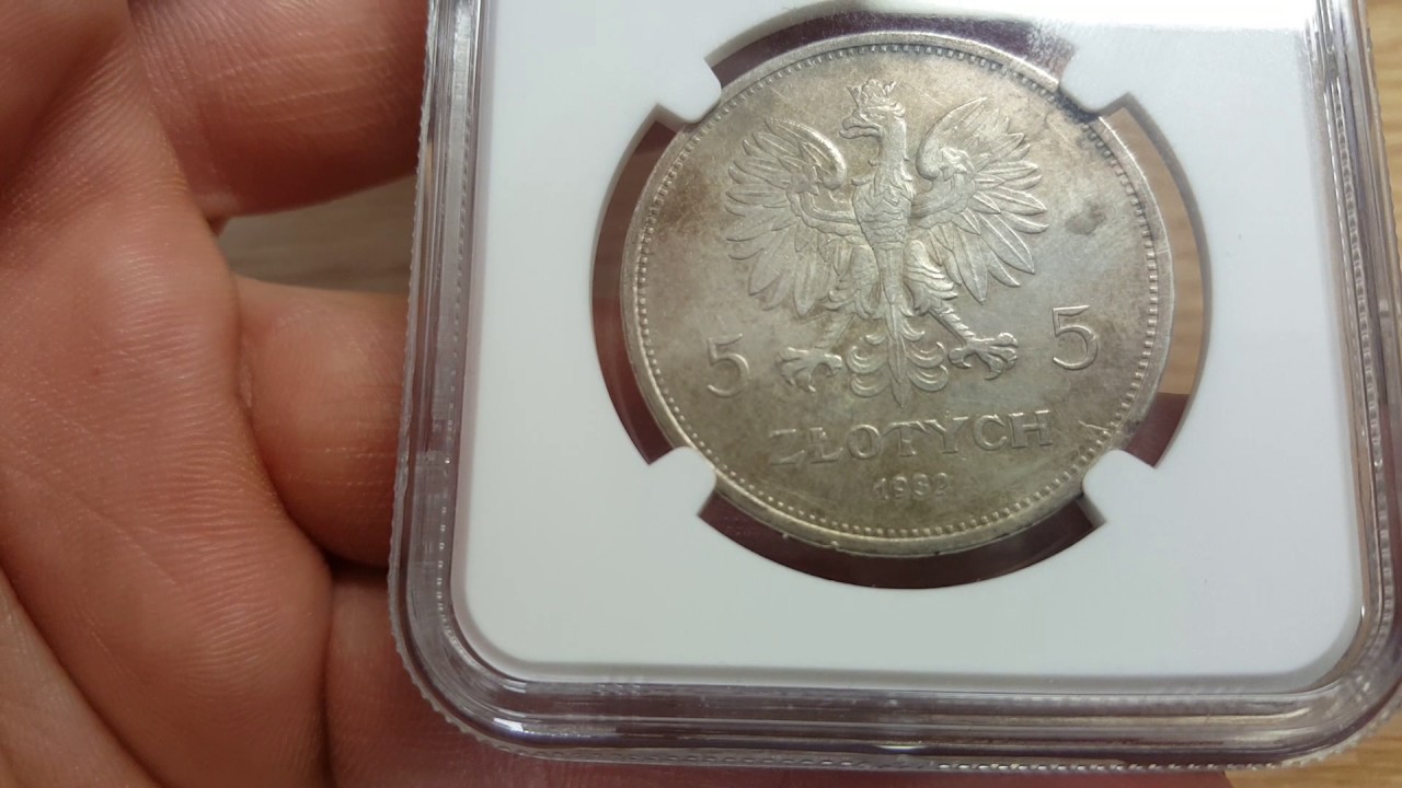 Nike 5 złotych 1932 - NAJRZADSZA moneta II RP