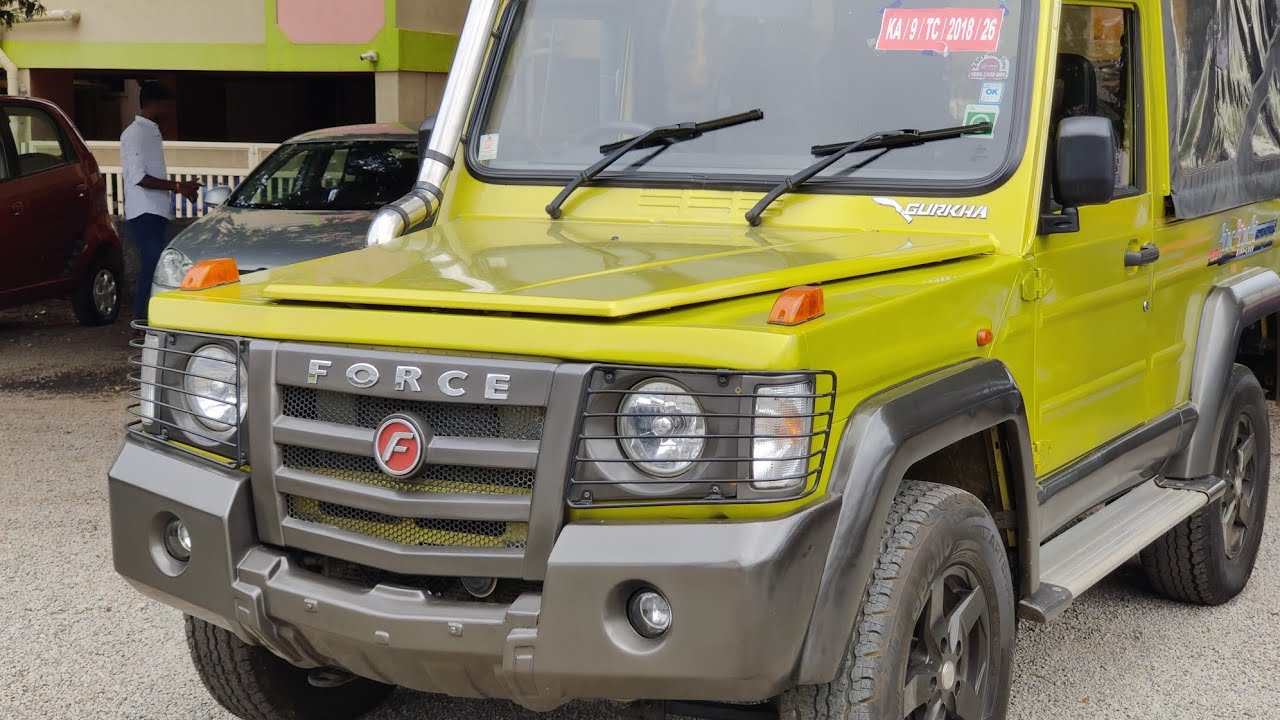 2015 Force Gurkha 4*4*4 Soft Top New 2020 Registration 3200 kms done  , availabe @Bangalore 2020