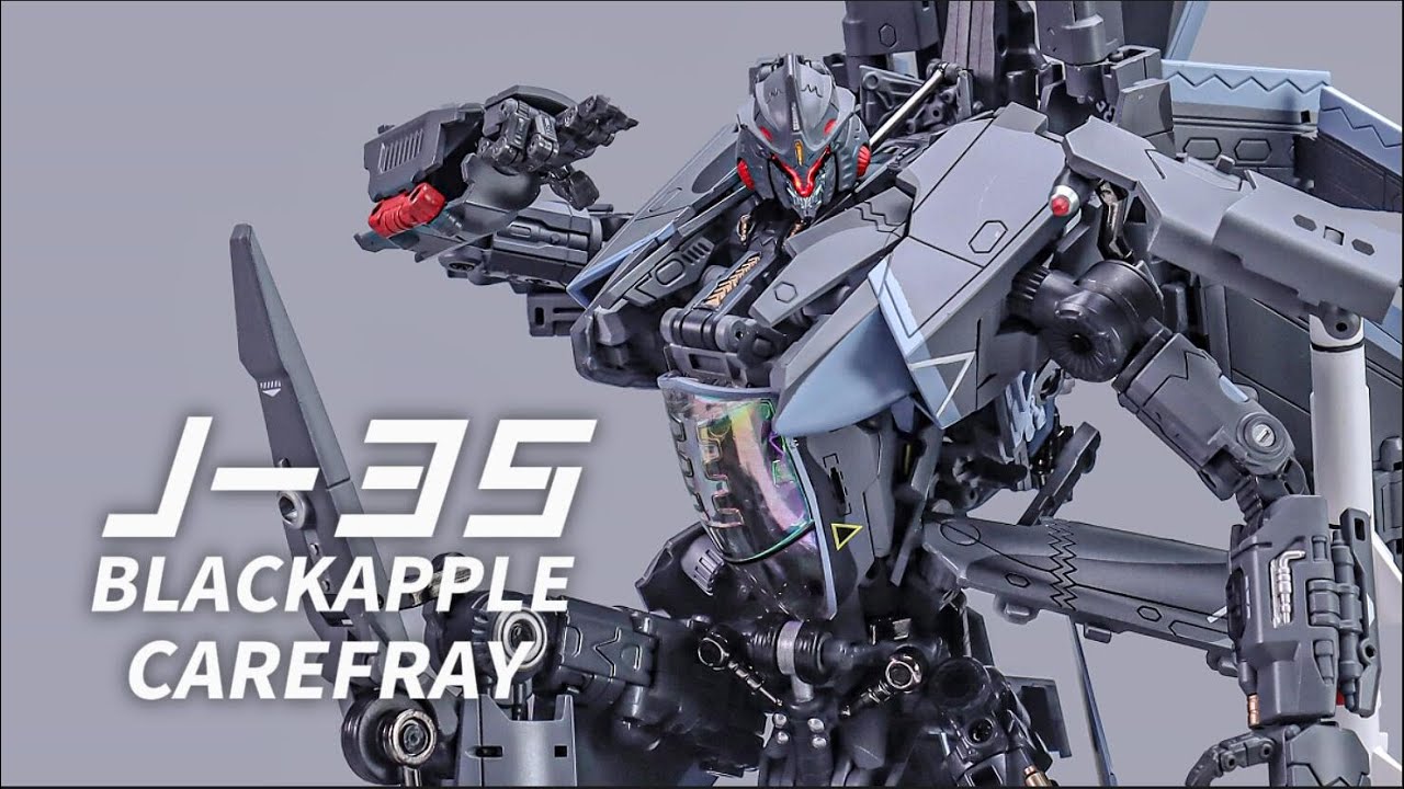 Blackapple original desigh！J-35 Fighter Carefray review.