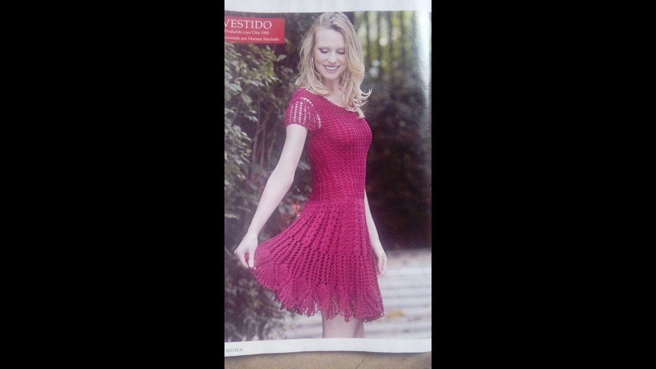 Vestido de crochê passo a passo com Viviane Santos 1º parte