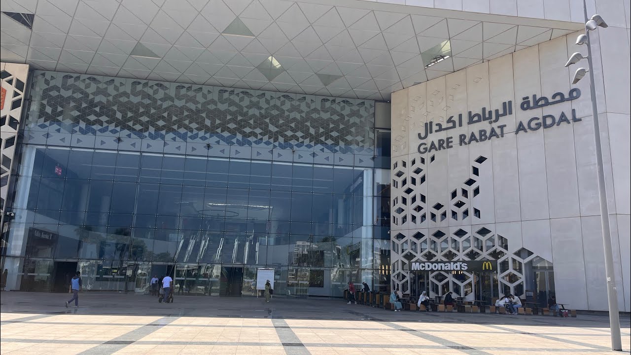 Gare LGV de Rabat Agdal - Oncf voyageurs / Train station in Rabat Morocco 🇲🇦