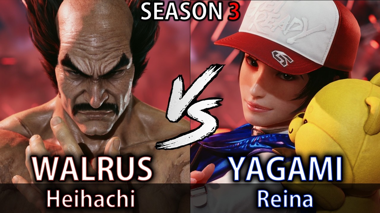 WALRUS (Heihachi) vs YAGAMI (Reina) - [Season 3] [Tekken 8] (REPLAY)