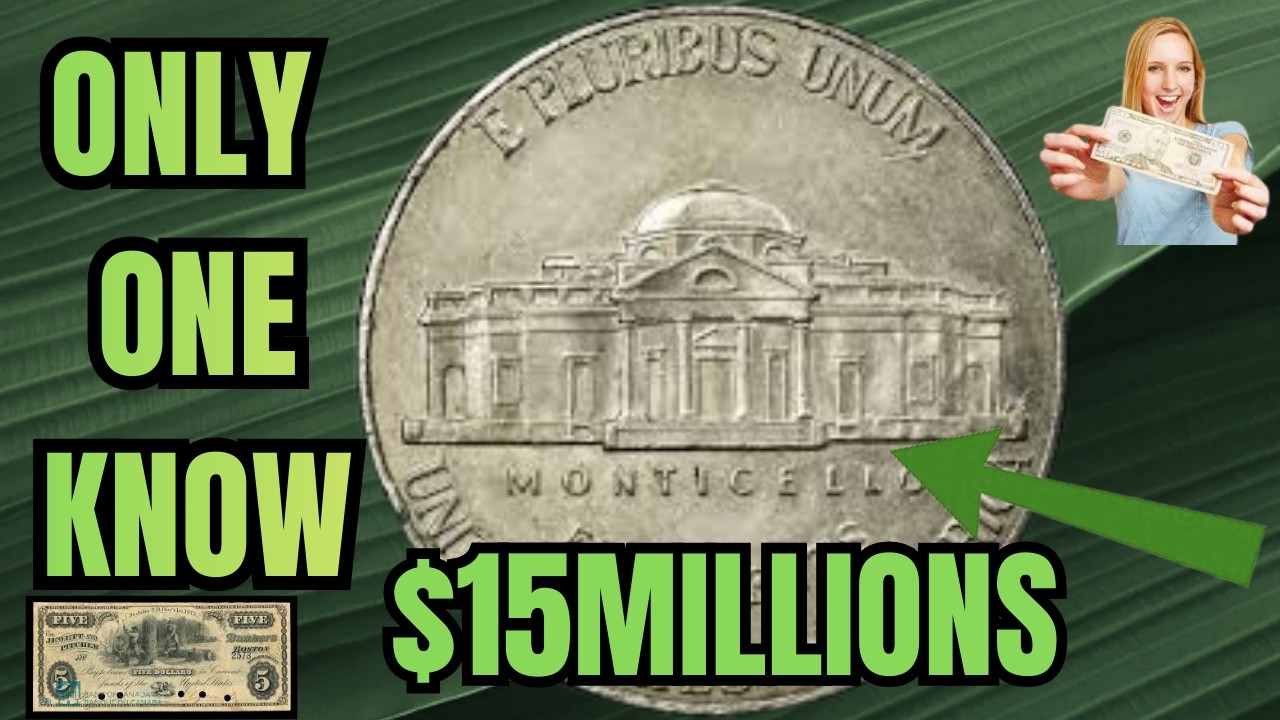 “TOP 10 Most Valuable US Nickels Worth $$$ You Might Have