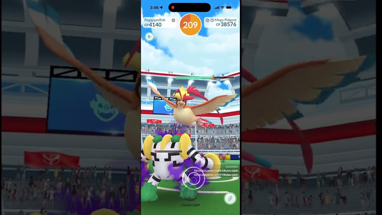 PGR Mega Raids S2: R7 Pidgeot 