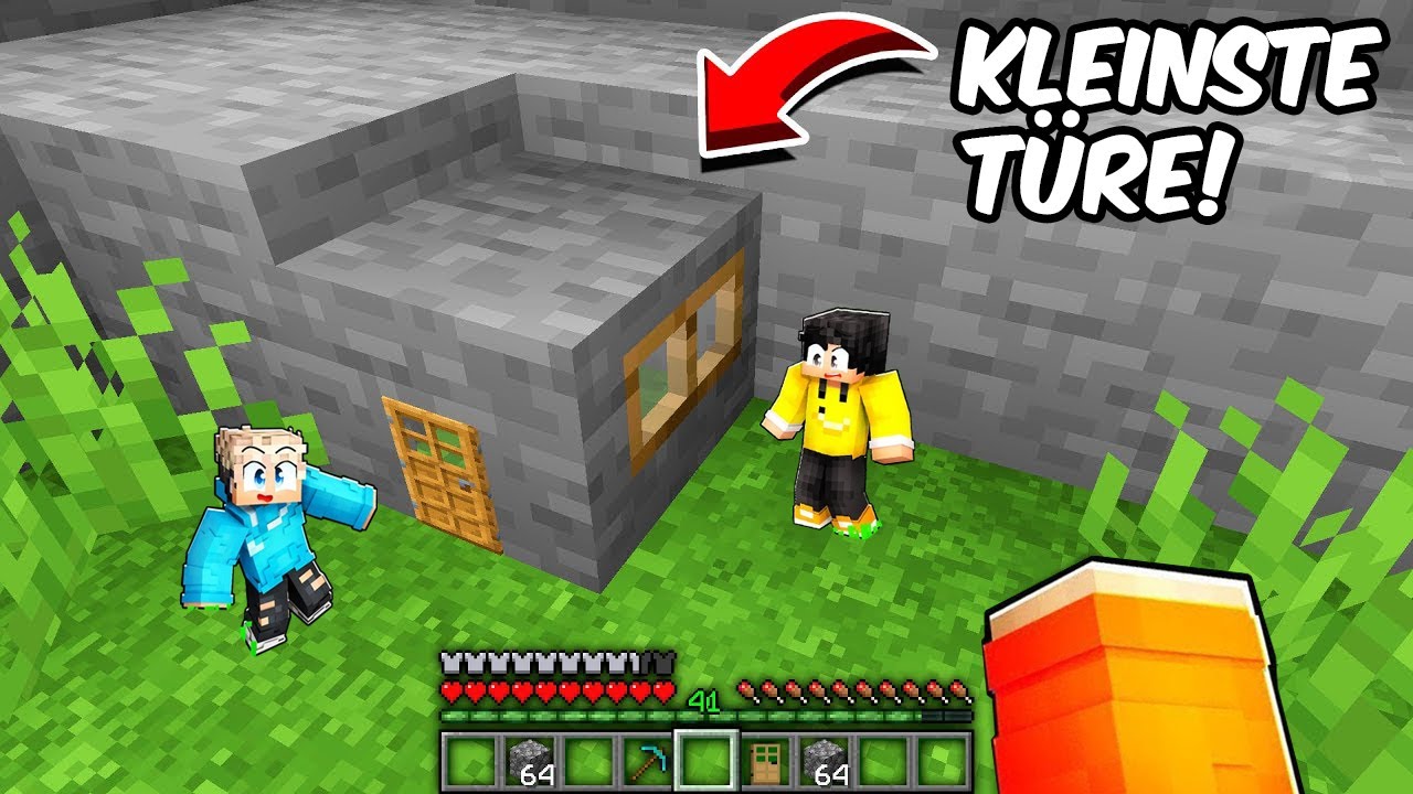 Was VERSTECKT sich hinter der KLEINSTEN TÜRE in Minecraft?