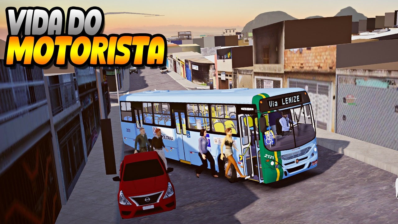CARROS ESTACIONADO DIFICULTANDO A VIDA DO MOTORISTA! PROTON BUS SIMULATOR - PXN V99