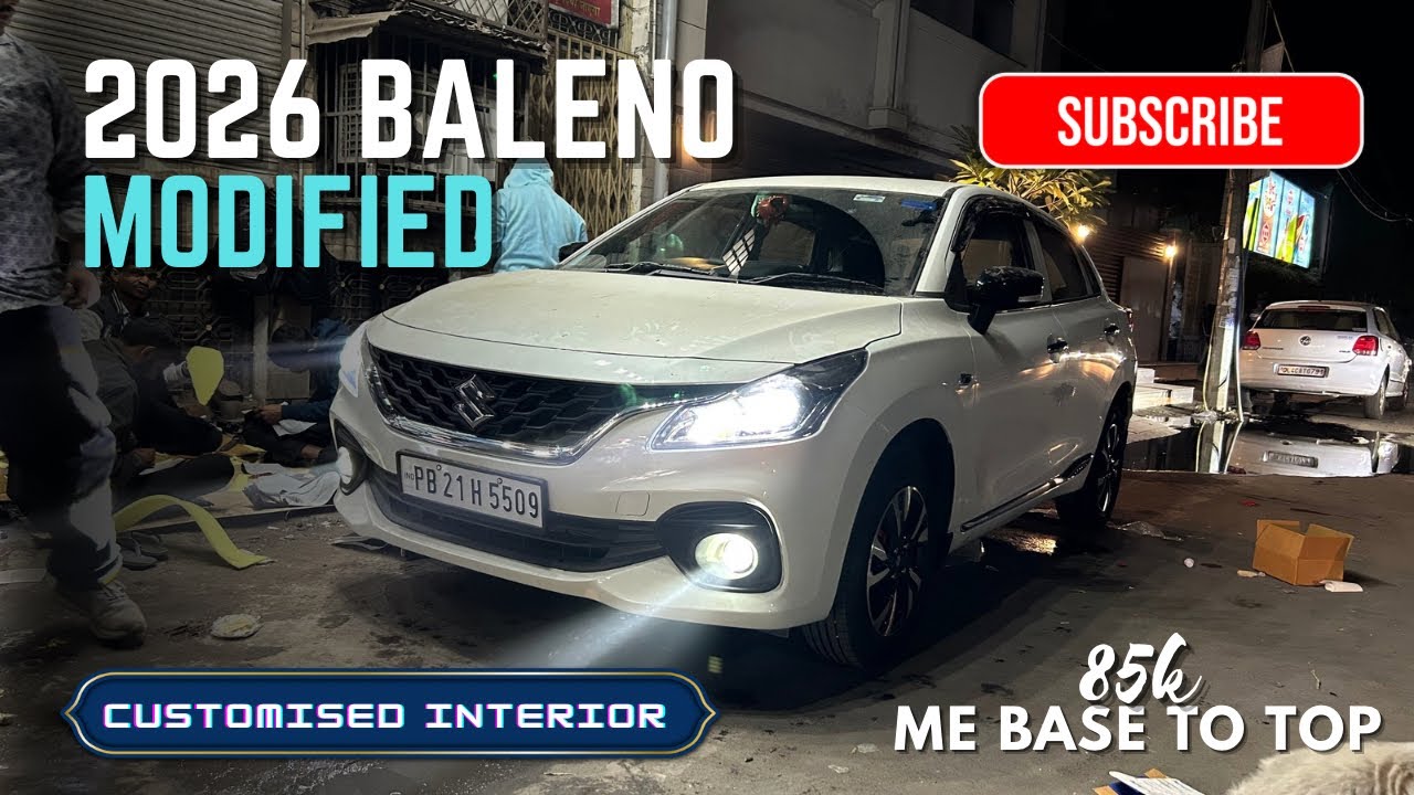 2026 Baleno Modified in just 85k with Alloys | Customised interior 🔥 