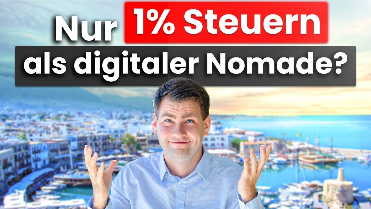 Nur 1% Steuern als digitaler Nomade - wie geht das? #steuern #auswandern