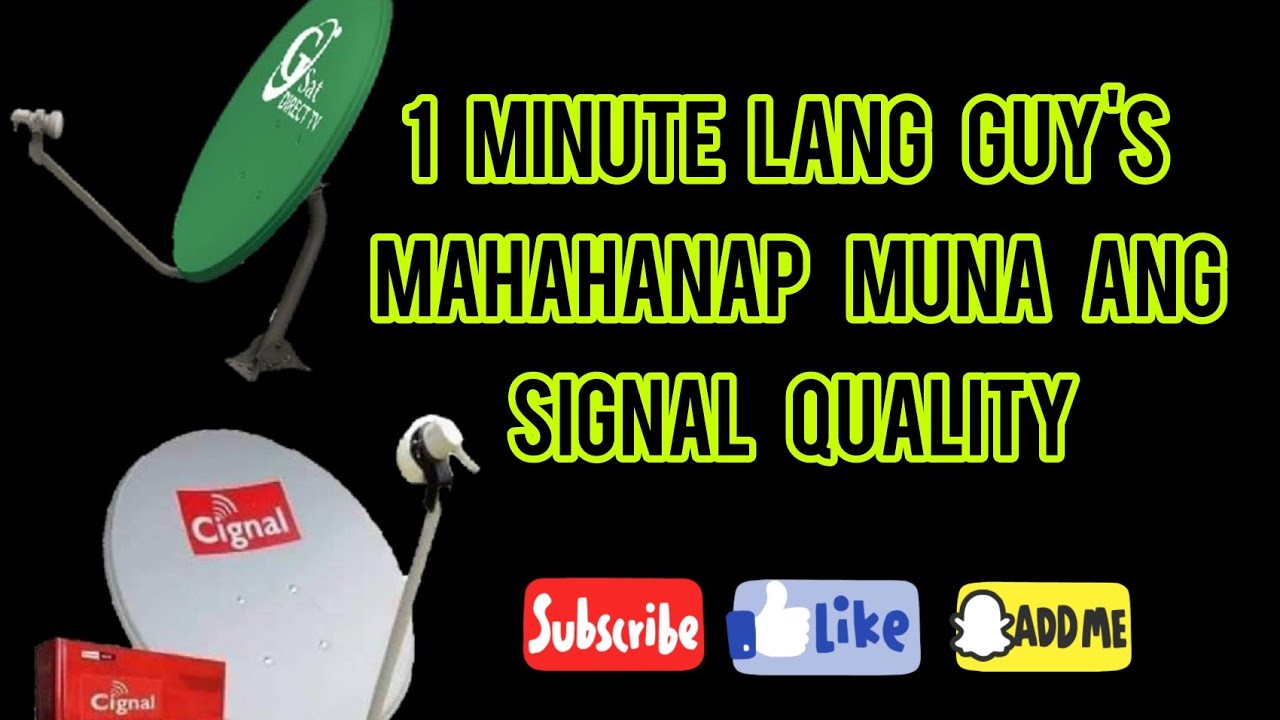 GSAT satellite finder/ tips