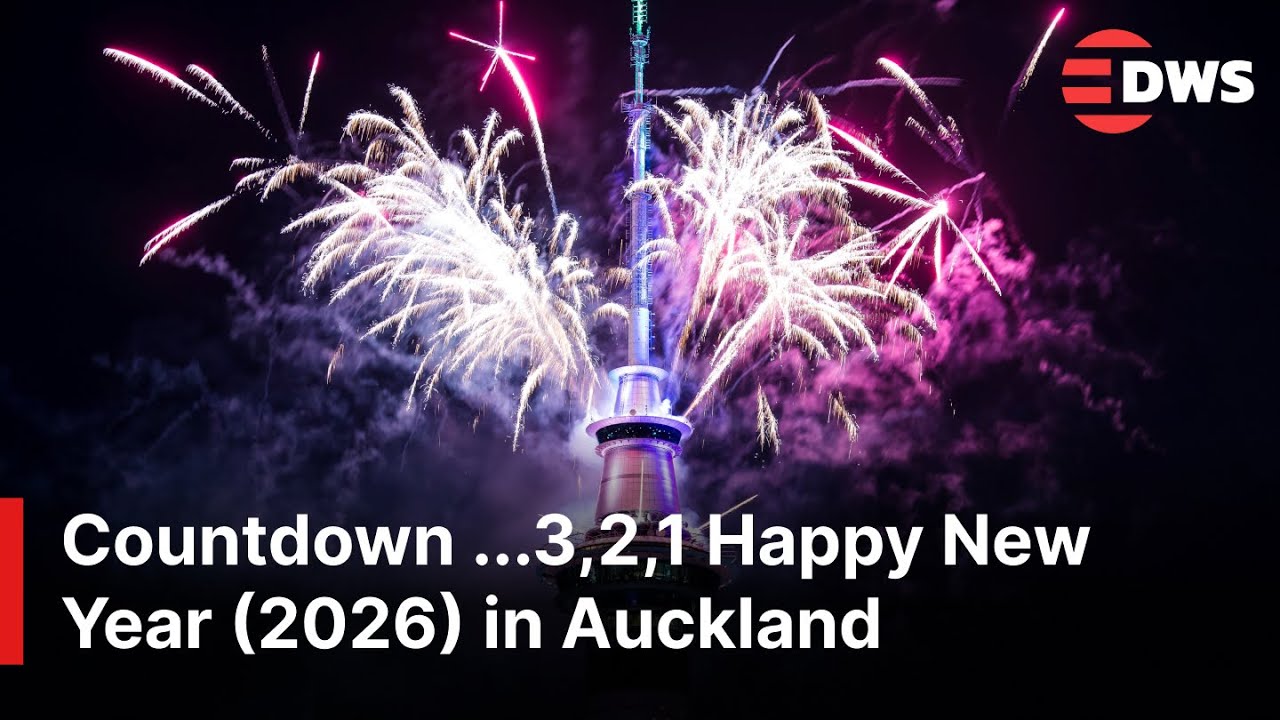 FULL CELEBRATION: New Zealand Rings in 2026 with Spectacular Sky Tower Fireworks in Auckland | AQ1E