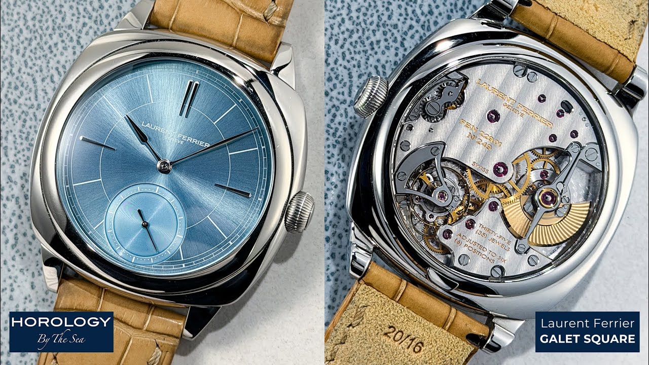 Laurent Ferrier Galet Square Micro-Rotor w/ Ice Blue Dial (Pre-Owned) | Horology By The Sea