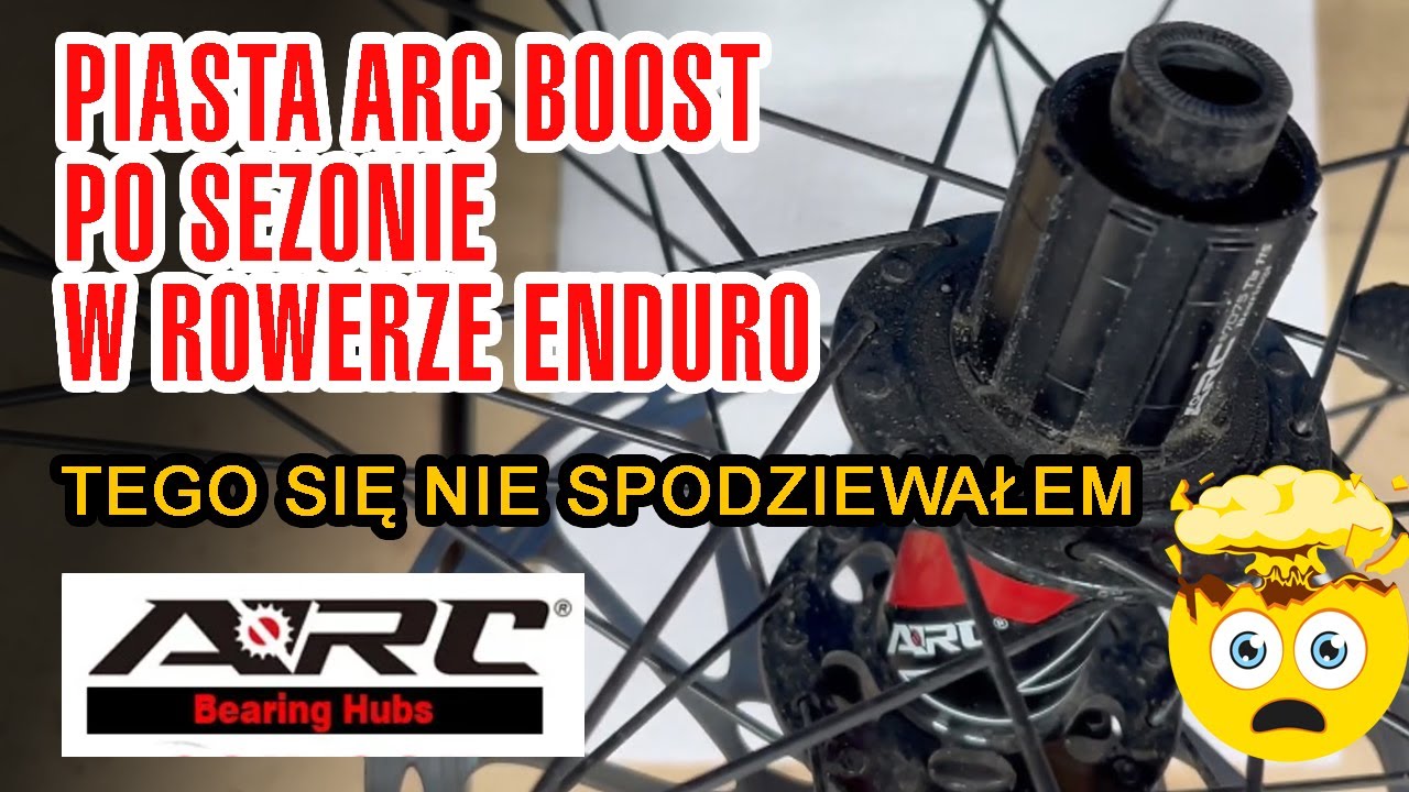 ARC MT009 Piasta z AliExpress po sezonie w rowerze enduro DH FR. ARC hub after 1 season #mtb #bike