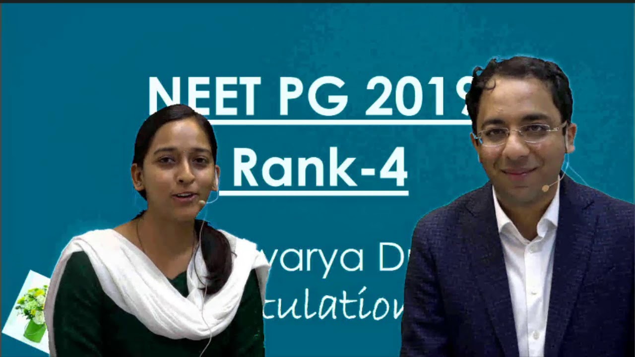 Meet #NEETPG Topper Dr.Aishwarya Durgad Rank-4 #damsrocks
