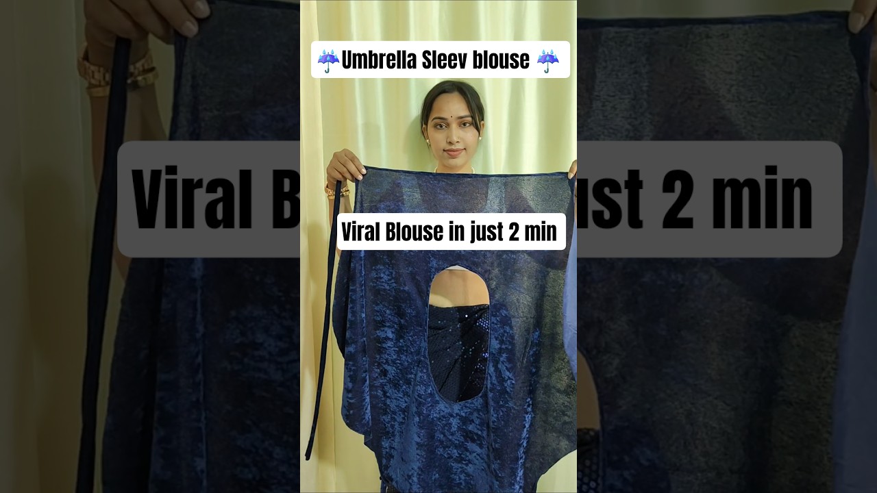 viral umbrella☔Sleev blouse #viralshort #fashion #fashiontrends #blouse