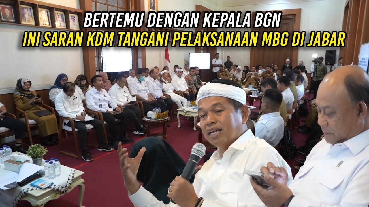 BERTEMU DENGAN KEPALA BGN | INI SARAN KDM TANGANI PELAKSANAAN MBG DI JABAR