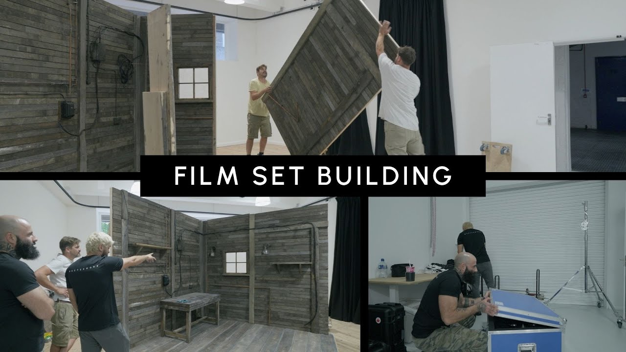 How We Shot a Film Scene Commercial - Ep1. Set Building Day