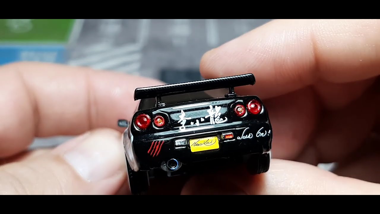 Nissan Skyline GT-R (R34). BRUCE LEE  CELEBRATING 50 YEARS ( 1973-2023 ).