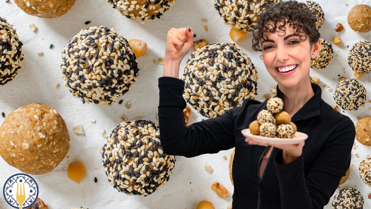 Chickpea Tahini PROTEIN BALLS 💪🏼