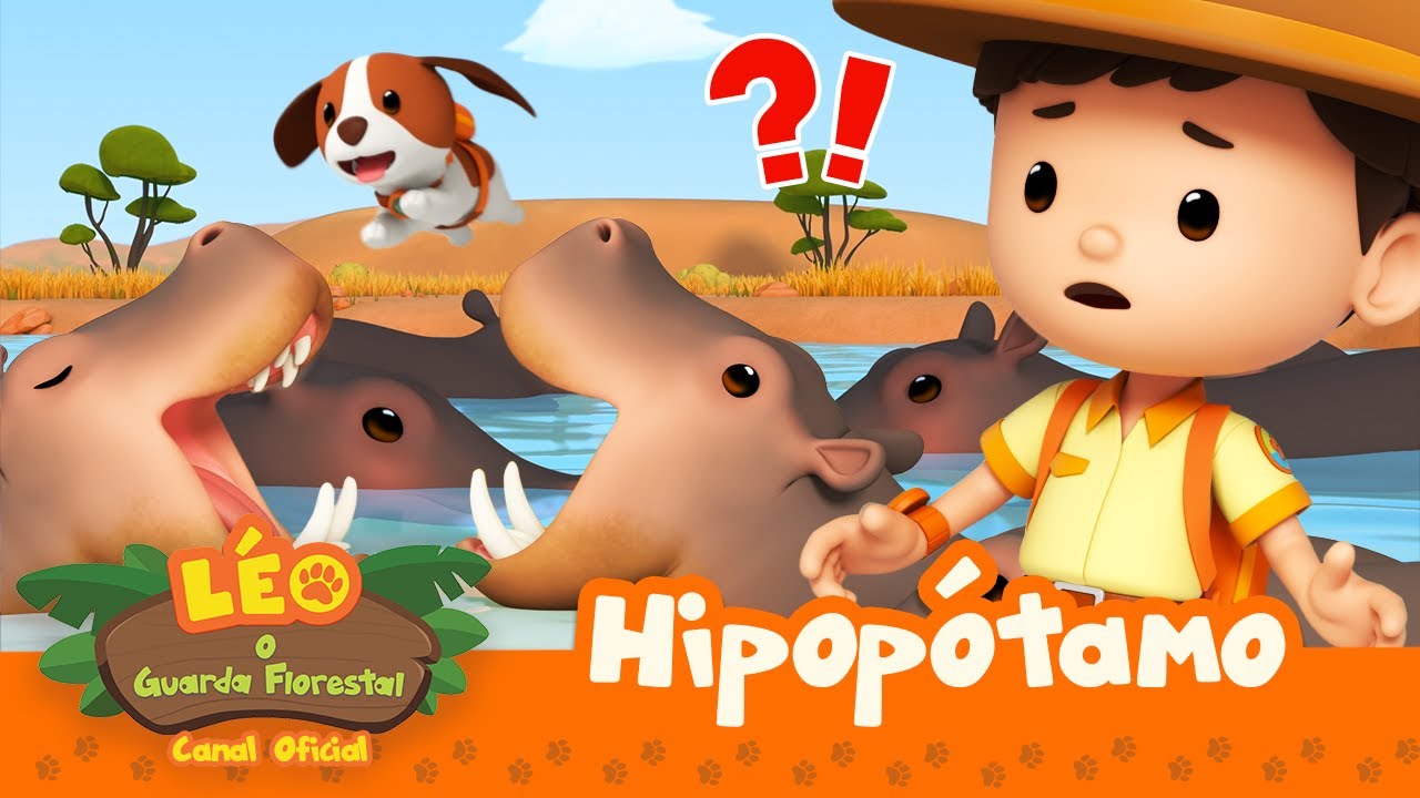 Hipopótamo 🦛 | Leo, O Guarda Florestal | Minisode | Animação