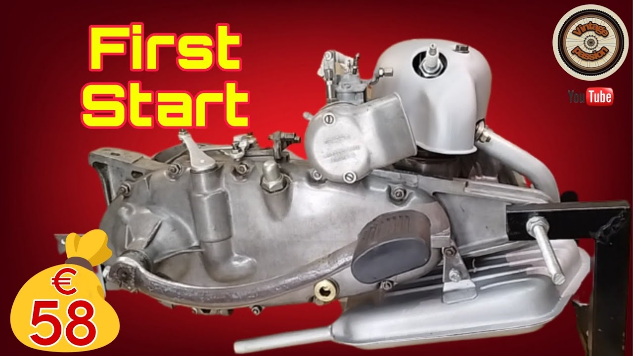 Primo avvio motore - Restauro Totale Lambretta J50-Part 7