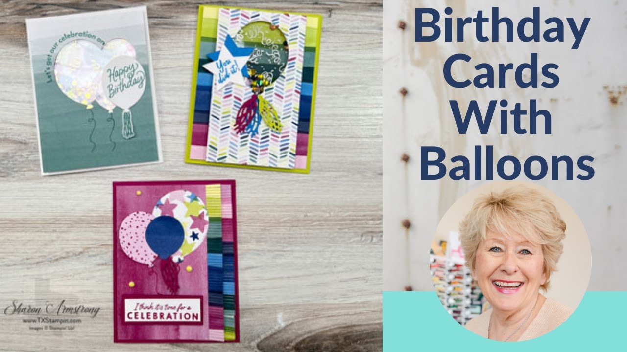 Birthday Cards With Balloons | Make Fun Shaker Cards & More