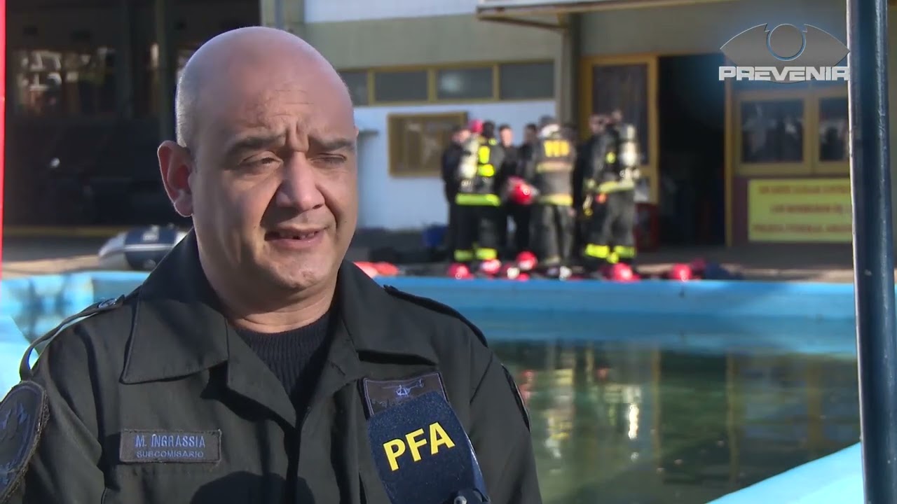 PREVENIR | CAPACITACION DE LOS FUTUROS BOMBEROS DE LA PFA