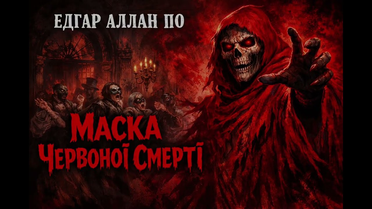 Вони сховалися від чуми… але смерть уже була серед них | Маска Червоної Смерті - Едгар Аллан По