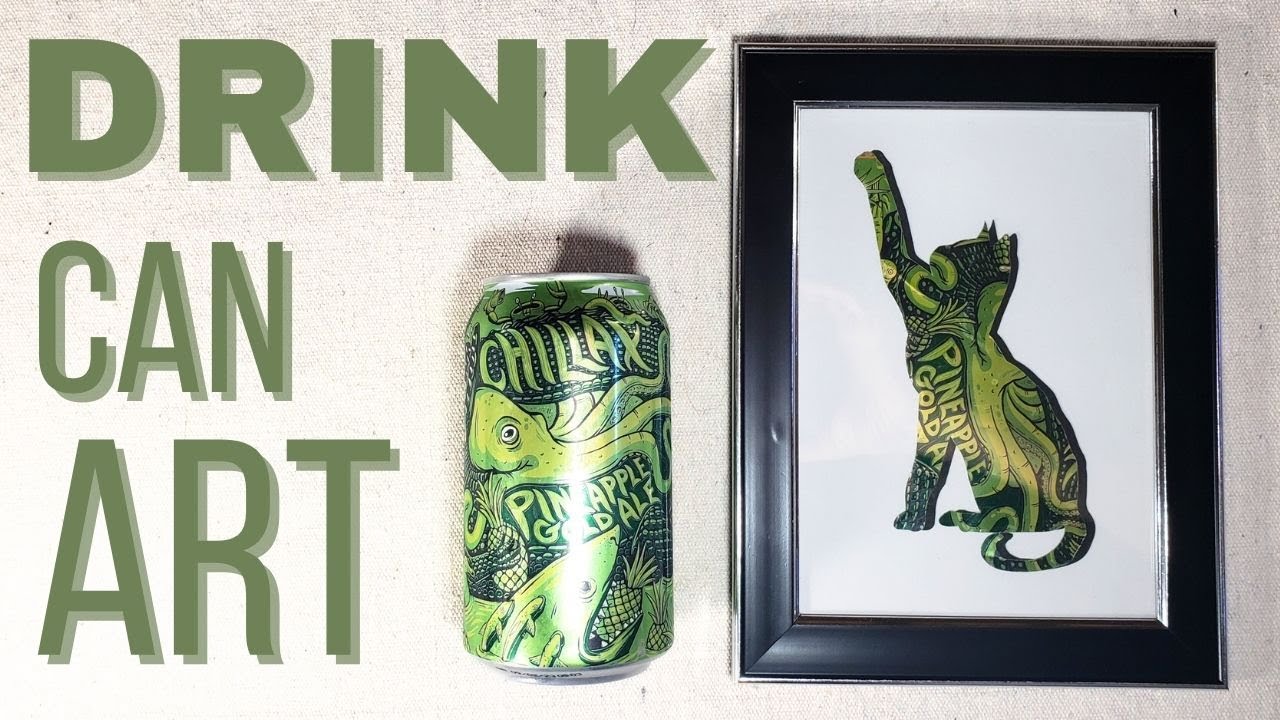DIY Pop Art: Transform Soda and Beer Cans into Vibrant Wall Decor