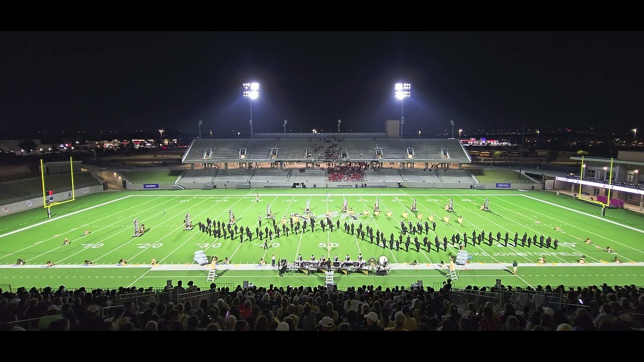 10-12-24 Finals show at Katy Marching Festival- Paetow Band, Guard and Dance 
