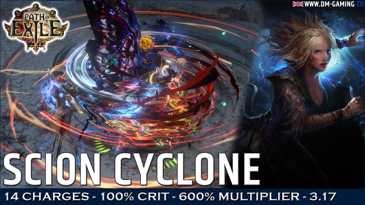 Scion Cyclone Charge 3.17 Path of Exile Siege of the Atlas ! Endgame, strong, easy to play and fun !