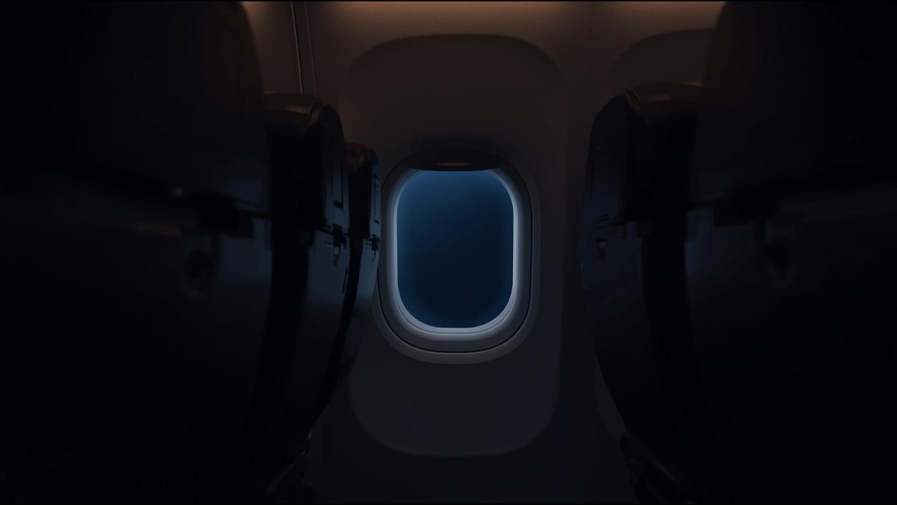 Airplane Cabin White Noise for Sleep • 8 Hours • Night Flight Sound