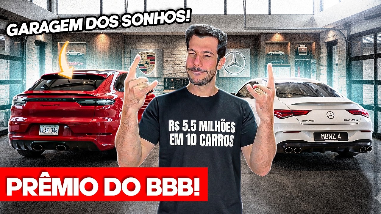 10 CARROS PRA COMPOR A GARAGEM DOS SONHOS COM O PR&Ecirc;MIO DO BBB!!🔥