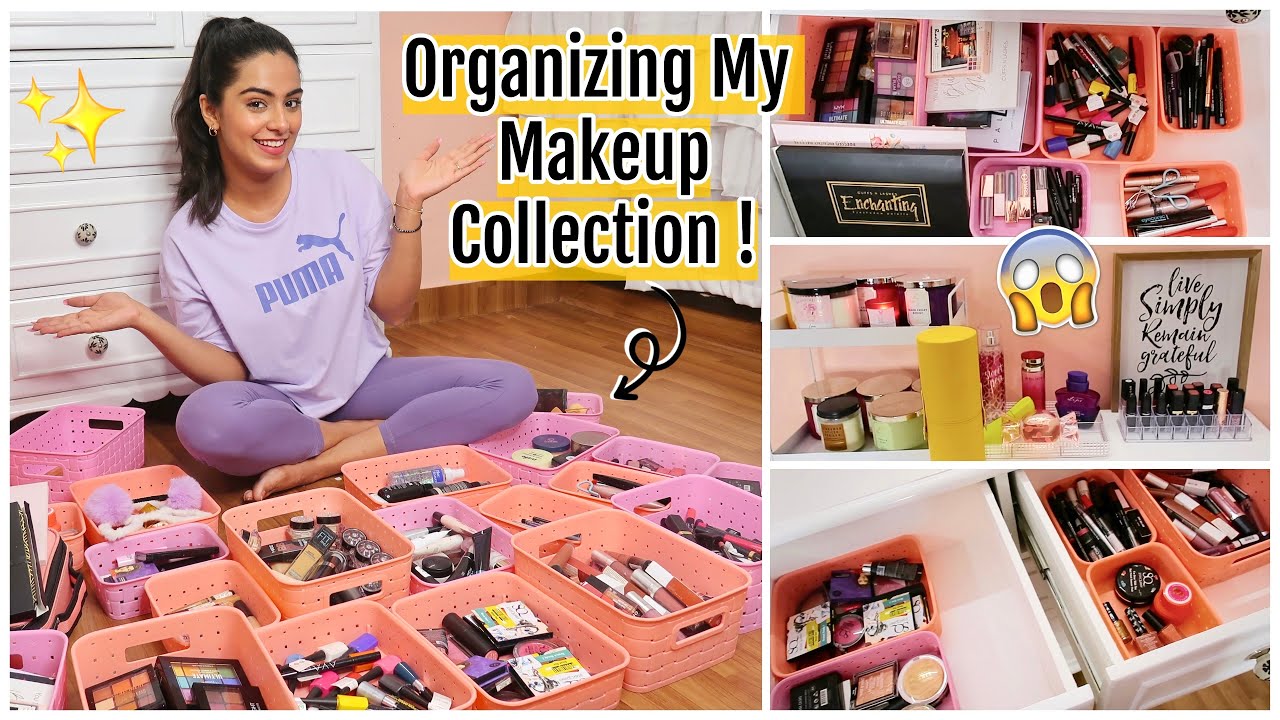 Organizing My ENTIRE Makeup Collection | How I Organize + Store My Makeup