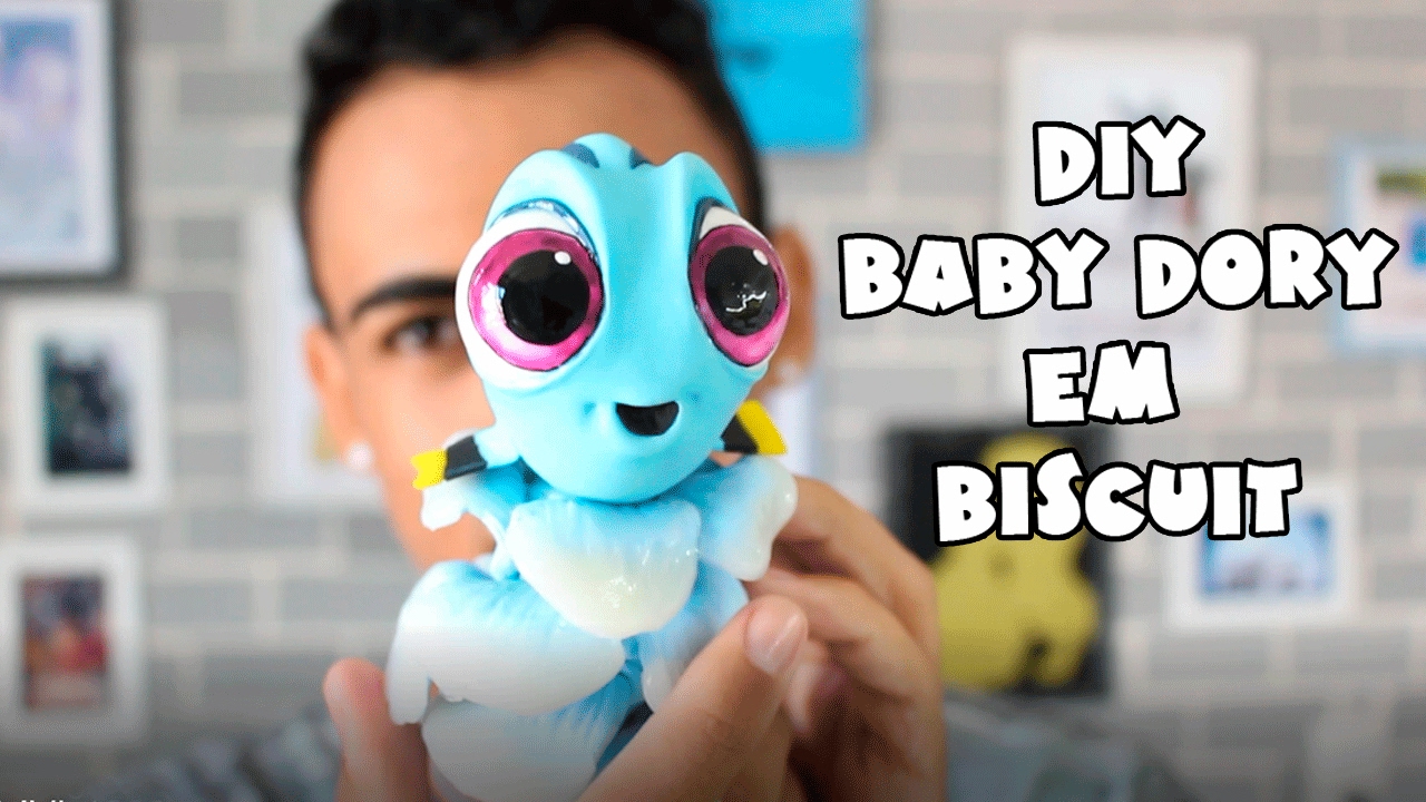 DIY - Baby Dory (Procurando Dory) Em Biscuit