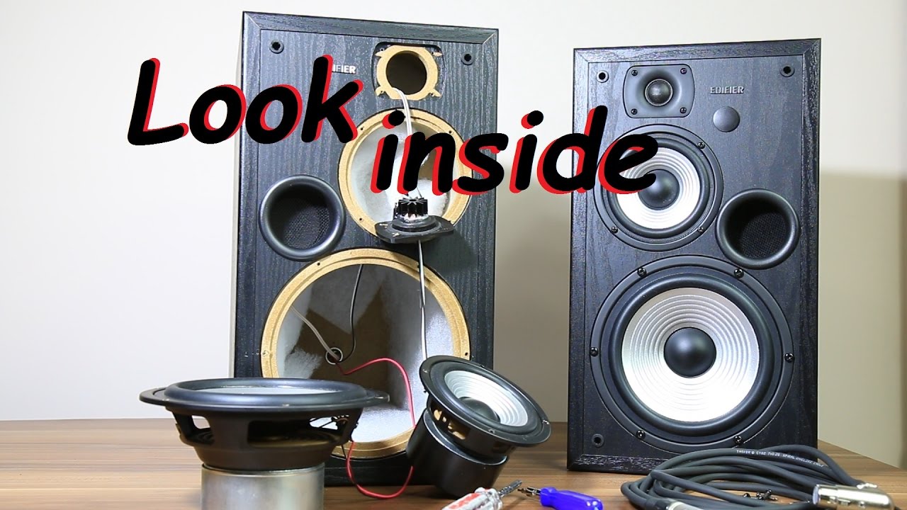 Look inside Edifier Studio 7 (R2700) active 2.0 Speakers