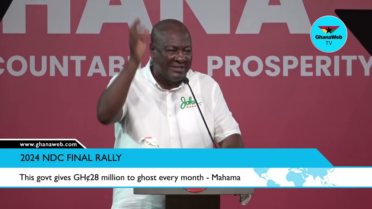Watch Mahama’s reaction to the NSS ghost names scandal