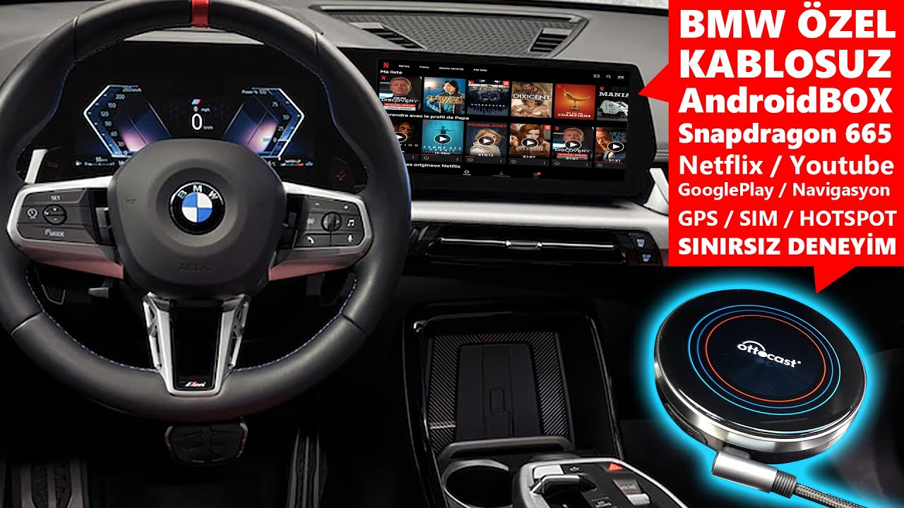 BMW En Hızlı Youtube ve Netflix 2025 - iDrive 8.5 Uyumlu !