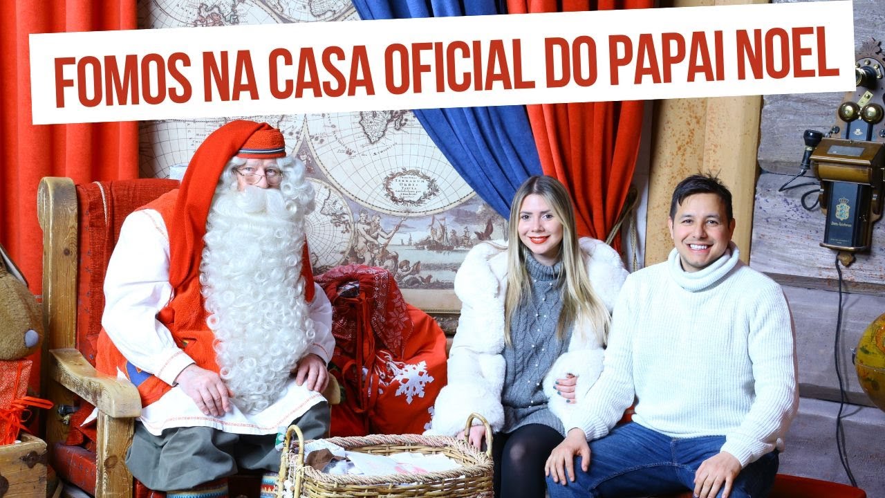 Conhecendo o Papai Noel na Finlândia - Santa Claus Village