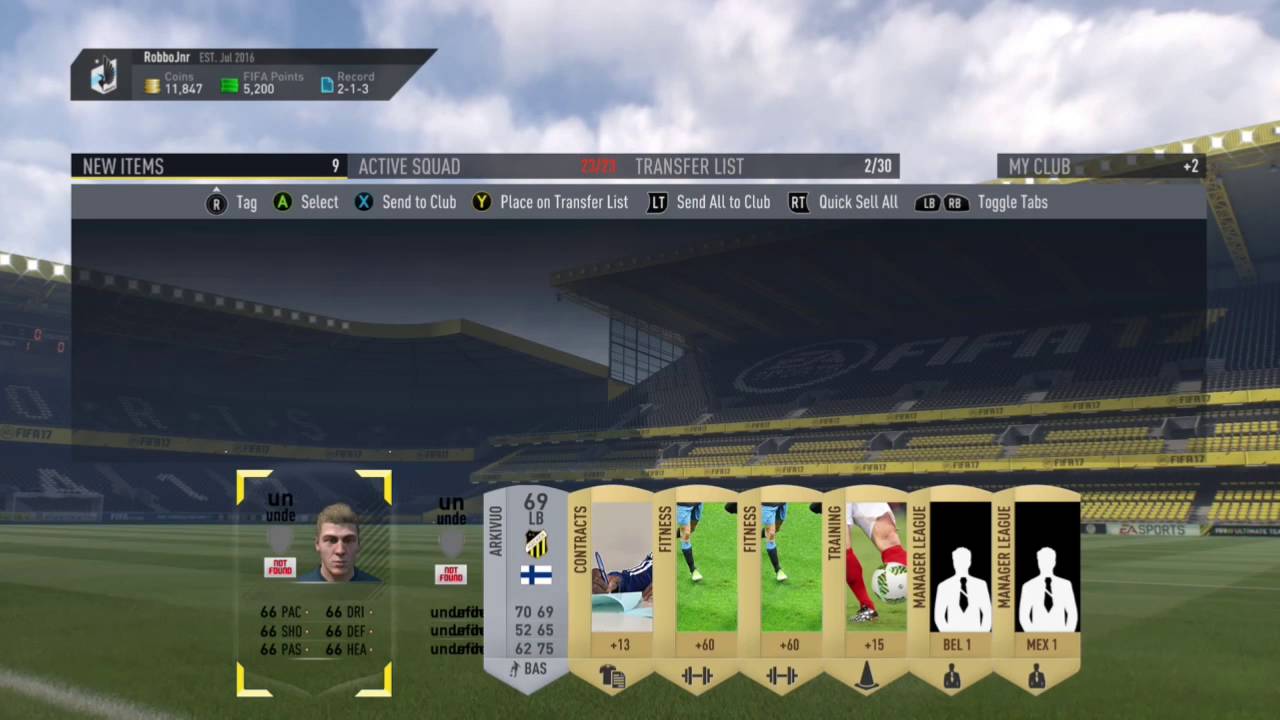 FIFA 17 Pack Glitch