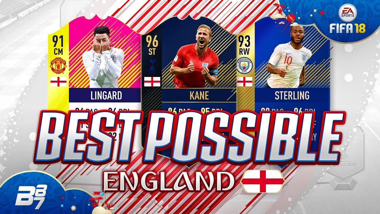 BEST POSSIBLE ENGLAND TEAM! w/ HARRY KANE AND LINGARD! | FIFA 18 ULTIMATE TEAM