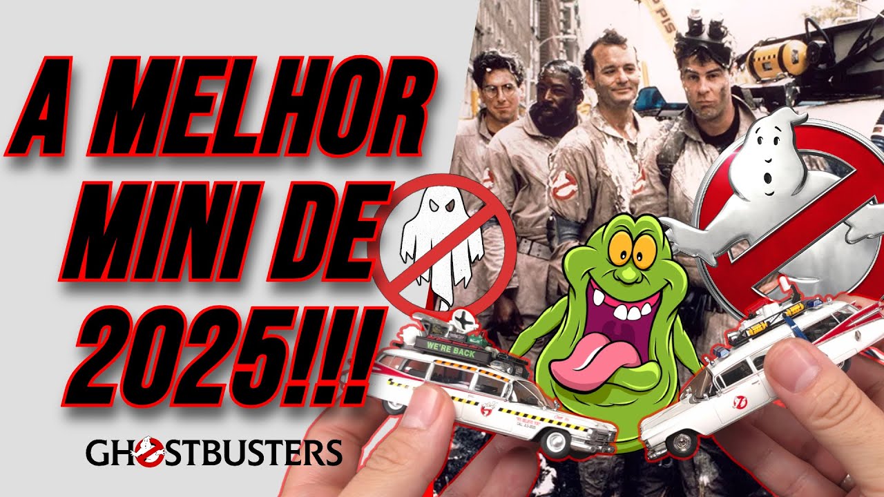A MELHOR DE 2025 CAÇA FANTASMAS GHOSTBUSTERS- YS Model Ecto-1 e Ecto-1A