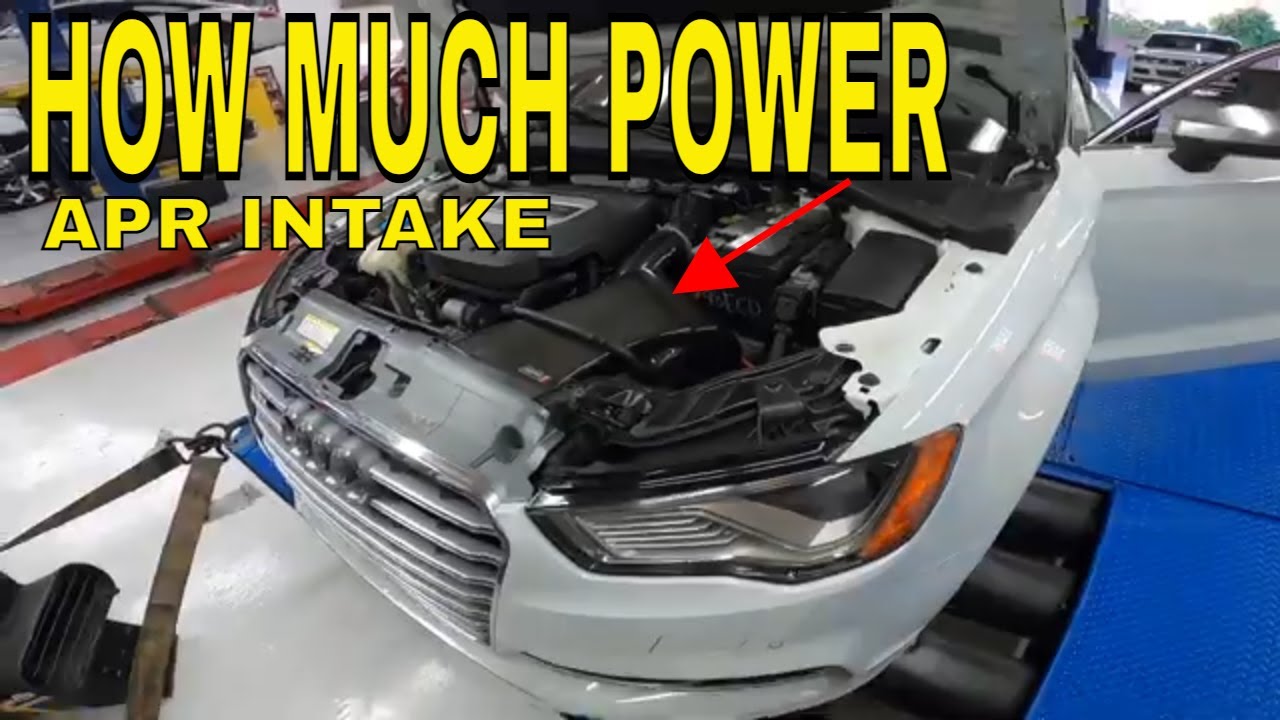 How much power does an intake add? 2015 Audi S3 APR Stage 1 vs APR intake
