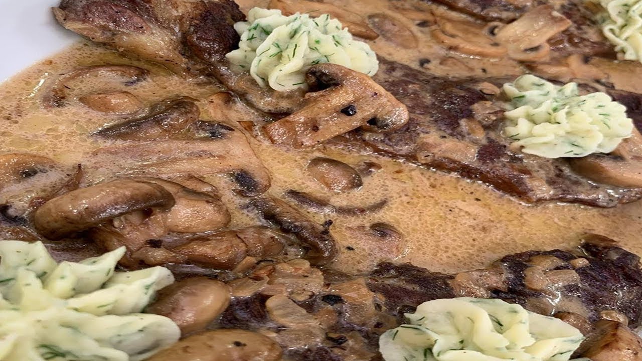 طريقة عمل ستيك بصوص المشروم | العزومة مع الشيف فاطمة أبو حاتي